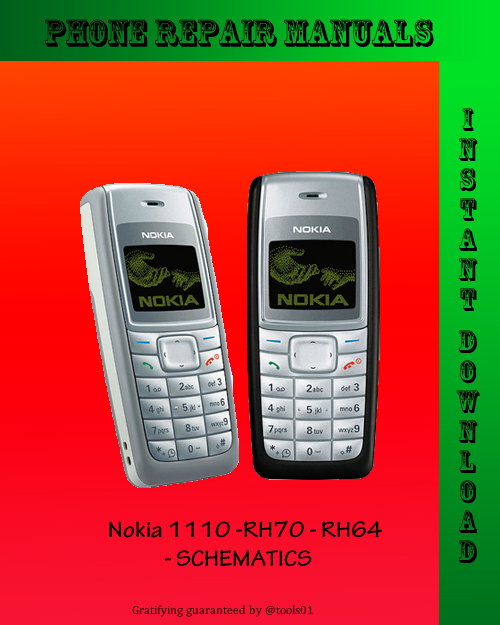 Product picture Nokia 1110/1600 Schematics 