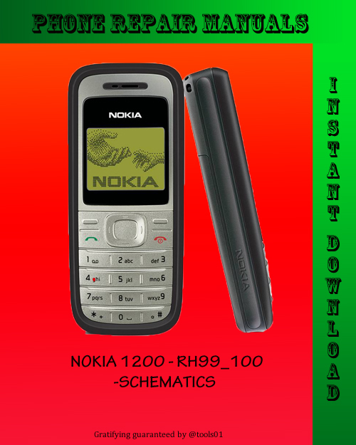 Product picture Nokia 1200 SCHEMATICS