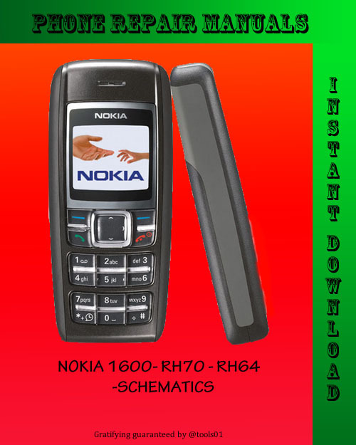 Product picture Nokia 1600 SCHEMATICS