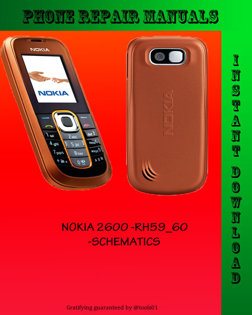 Product picture Nokia 2600 SCHEMATICS