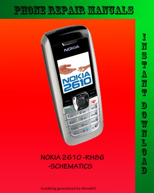 Product picture Nokia 2610 SCHEMATICS