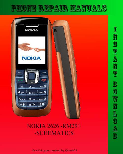 Product picture Nokia 2626 SCHEMATICS