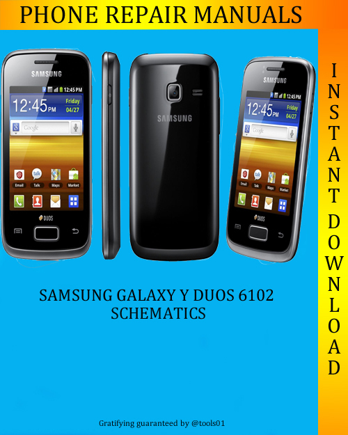 Product picture Samsung Galaxy Y Duos S6102 Service Manual 